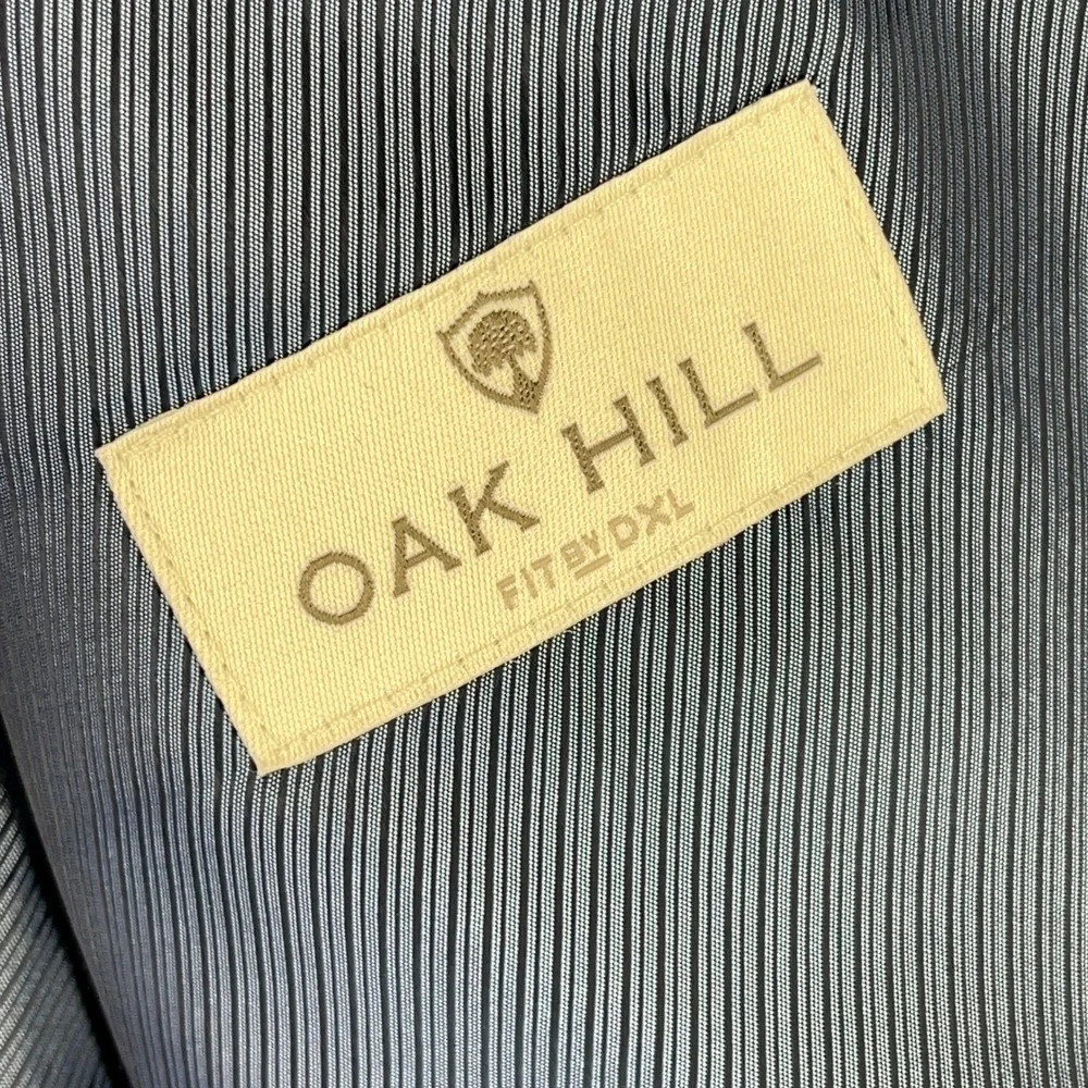 Oak Hill Perfect Fit Wool Blend Stretch Formal Business Suit Jacket‎ Blazer 52L